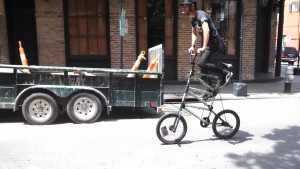 Crazy bicycle fit with high saddle