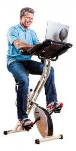 The FitDesk 2.0 - exercise while you work, work better, get in extra workout time! 
