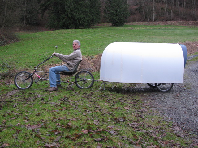 The Micro "Airstream" Bicycle Camper